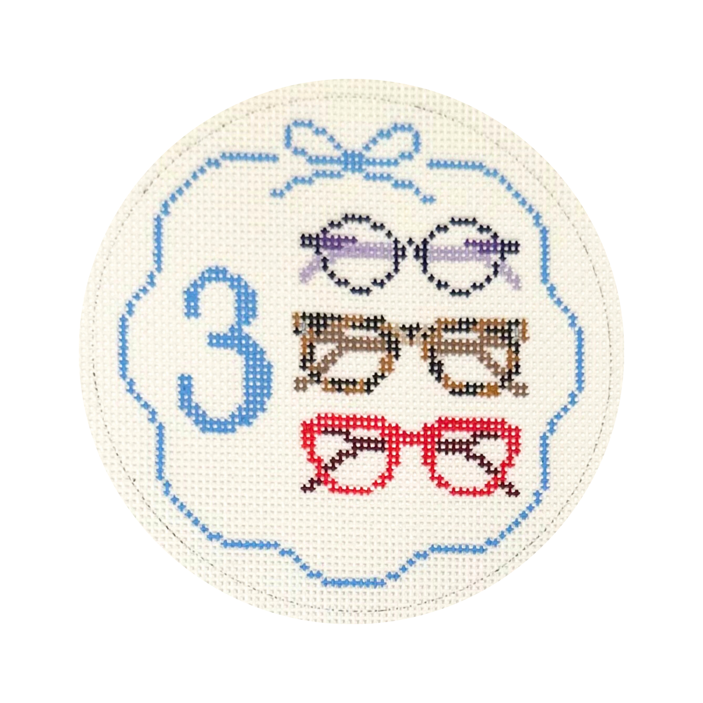 12 Days of Needlepoint - Spectacles