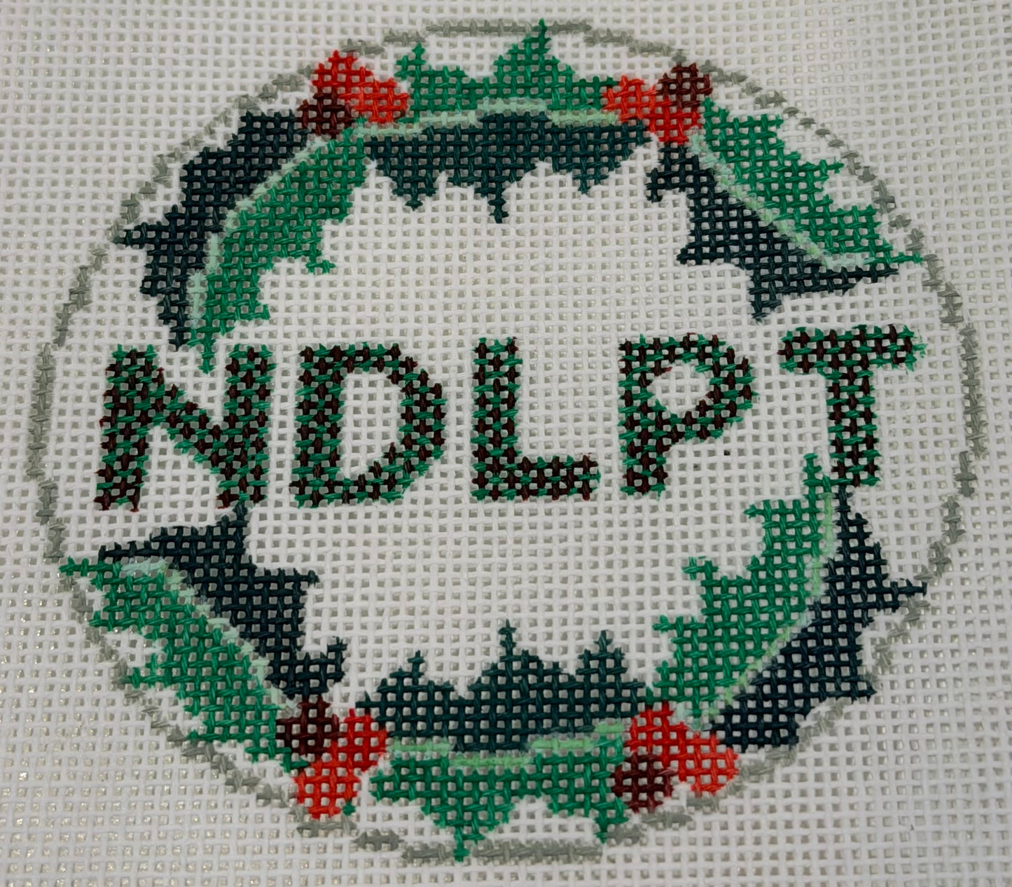 NDLPT Holly Wreath Ornament