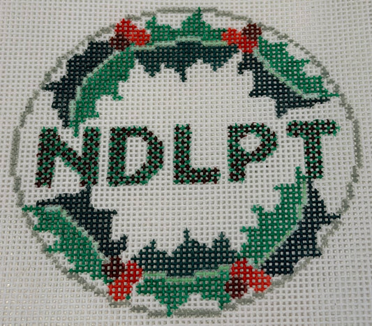 NDLPT Holly Wreath Ornament